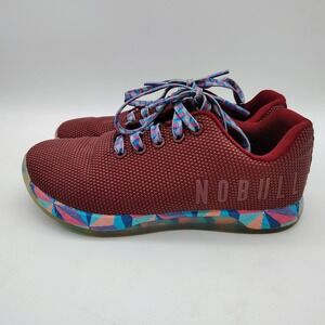 NOBULL Trainer Cabernet Red Prism Women's Cross Training Gym Shoes Sneakers Sz 7